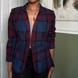 The Limited plaid blazer